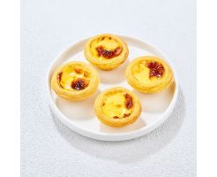 Classic portuguese egg tarts