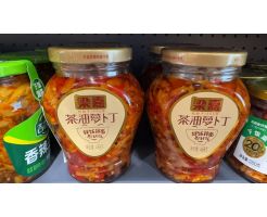 Liang Jia Radish Cubes in Tea Seed Oil 458g